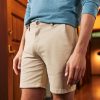 7" Stretch Twill Chino Short in Faded Khaki - Image 2