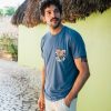 Signature Pocket Tee in Vintage Indigo - Image 2