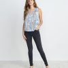 Sheri Tank in Geo Palm Print - Image 3