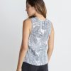Sheri Tank in Geo Palm Print - Image 2