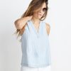 Sheri Tank in Chambray Stripe - Image 5