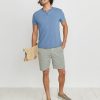 Shortsleeve Henley in Vintage Indigo/White - Image 5
