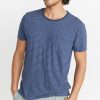 Signature Pocket Tee - Navy/White - Image 2