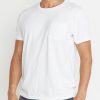Signature Pocket Tee in White - Image 4