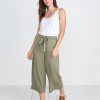 Spruce Wide Leg Pant in Dusty Olive - Image 4