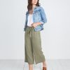Spruce Wide Leg Pant in Dusty Olive - Image 5