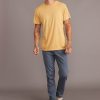 Signature Crew Tee in Faded Ochre - Image 5