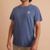 Signature Crew Graphic Tee in Dark Denim - Bottoms Up - Image 2