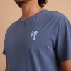 Signature Crew Graphic Tee in Dark Denim - Bottoms Up - Image 4