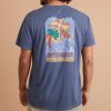 Signature Crew Graphic Tee in Dark Denim - Bottoms Up - Image 3