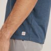Relaxed Hemp Cotton Pocket Tee in Dark Denim - Image 5