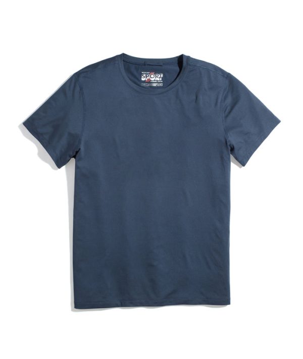 Sport Crew Tee in Midnight Navy