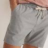 5" Saturday Canvas Short in Light Grey - Image 2