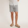 7" Saturday Canvas Short in Light Grey - Image 4