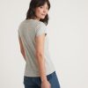 Scoop Neck Tee in Ash Neps - Image 3