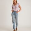 Scoop Neck Tee in Polignac - Image 5