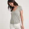 Scoop Neck Tee in Vetiver - Image 2
