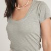 Scoop Neck Tee in Vetiver - Image 3