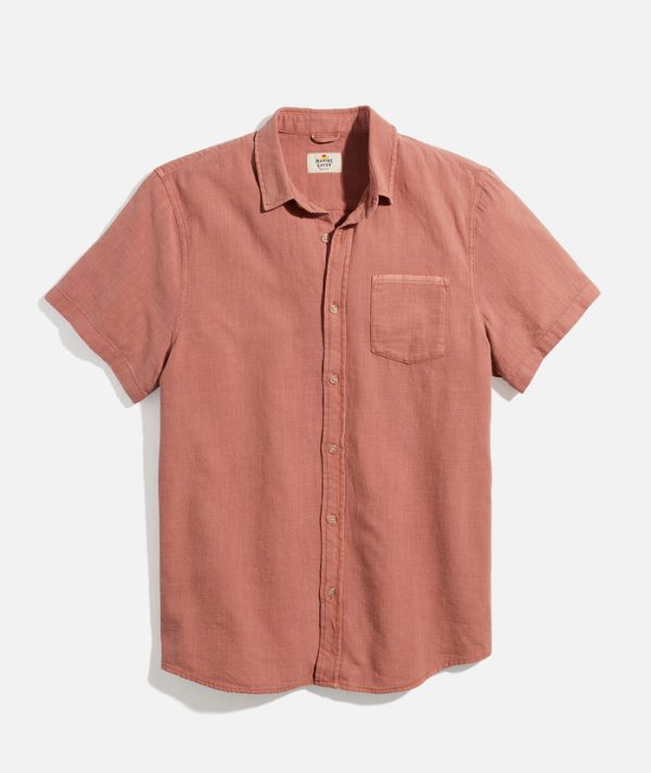 Stretch Selvage Short Sleeve Shirt