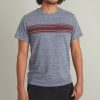 Signature Crew Graphic Tee in Heather Blue Neps - Image 2