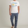 Signature Crew Graphic Tee in Natural - Image 4