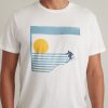 Signature Crew Graphic Tee in Natural - Image 3