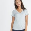 Slub V-neck - Varsity Grey - Image 3