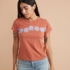 Sun Classic Crew Tee in Rosewood - Image 4