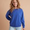 Sundown Oversized Sweatshirt in Spectrum Blue - Image 4