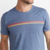 Sunset Stripe Sport Crew in Blue Heather - Image 4