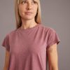 Swing Crew Tee in Rhododendron - Image 3