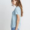 Boyfriend Pocket Tee in Aquamarine - Image 3