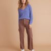 Ezra V-Neck Sweater in Marlin - Image 4