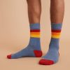 Crew Sock in Banks Stripe - Image 2