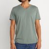 Signature V-Neck in Agave Green - Image 2