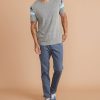 Banks Tee in Heather Grey - Image 3