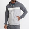 Keeler Zip Hoodie in Grey/White - Image 4