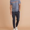 Sport Crew Graphic Tee in Patriot Blue - Image 4
