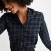 Kendall Button Down in Green Plaid - Image 4