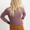 Double Knit Henley in Port Royal/White Stripe - Image 3
