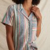 Lucy Resort Button Down in Multi Stripe - Image 3