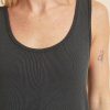 Luxe Rib Jumpsuit in Faded Black - Image 3