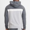 Keeler Zip Hoodie in Grey/White - Image 5