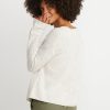 Elisa Pullover in Winter White Heather - Image 4