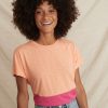 Caitlyn Tee in Papaya Punch/Lilac Rose - Image 4