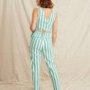 Eloise Jumpsuit in Green Lake/White Stripe - Image 2