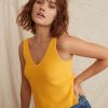 Finley Sweater Tank in Buttercup - Image 3