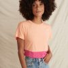 Caitlyn Tee in Papaya Punch/Lilac Rose - Image 2