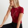 Electric Graphic Tee in Biking Red - Image 2