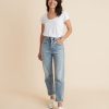 Classic Scoop Neck Tee in White - Image 4